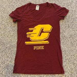 Central Michigan University x VS Pink Tee